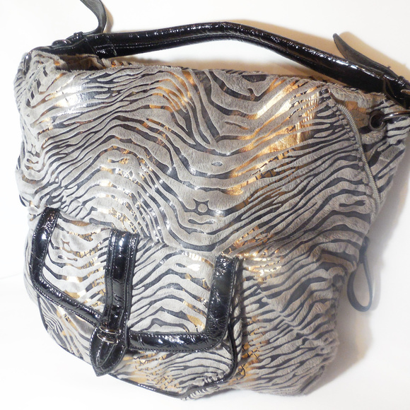 Large Shoulder Bag Handbag Purse Gray - Picture 1 of 8
